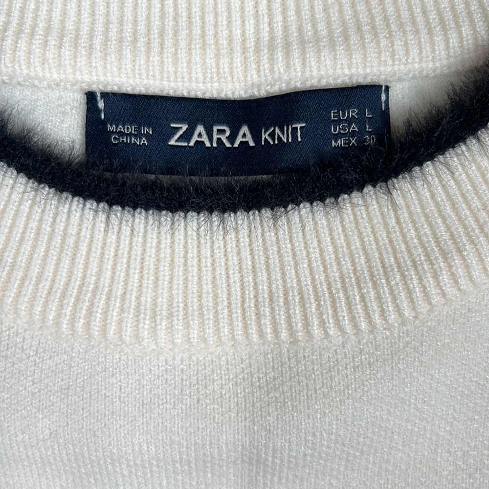 Zara Cream and Black Skirt Set - Picture 4 of 9